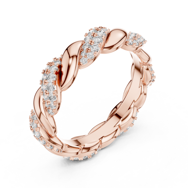 Interwoven Elegance Diamond Ring