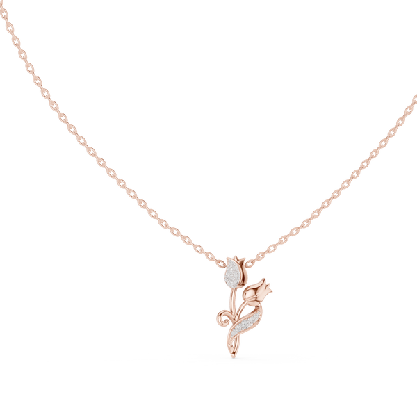 Tulip Bloom Chain-Pendant