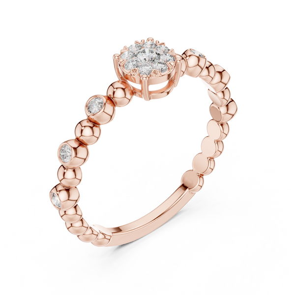 Starlit Crown Ring