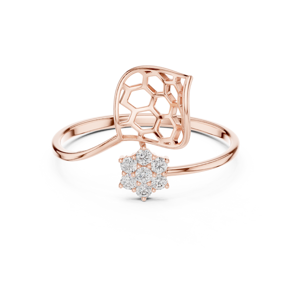 Honeycomb Bloom Ring