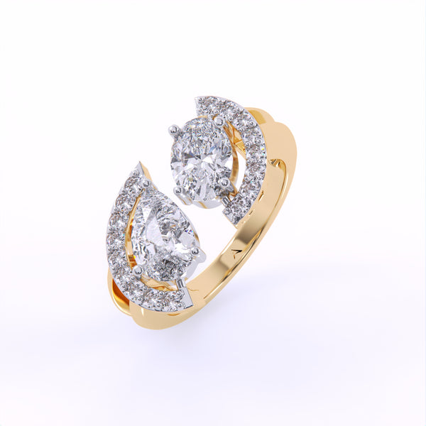 Twin Radiance Diamond Ring