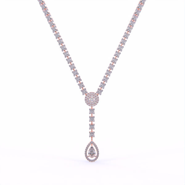 Pearlescent Bliss Diamond Necklace