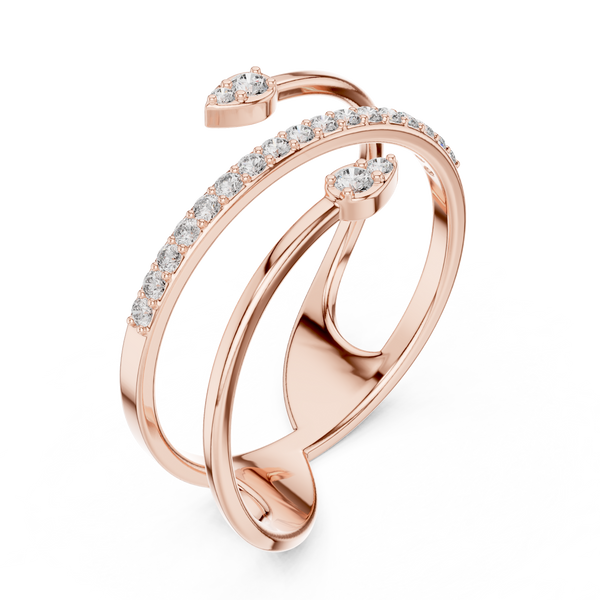 Infinity Glow Lab Grown Diamond Ring