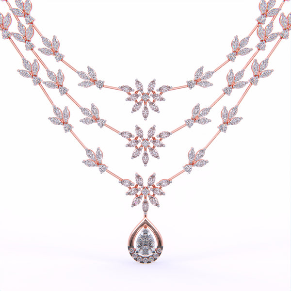 Luxe Garland Diamond Necklace