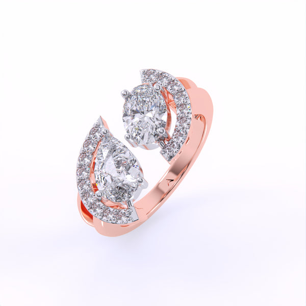 Twin Radiance Diamond Ring