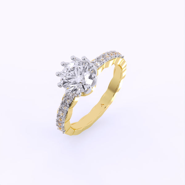 Queen's Grace 1.28 Carat Diamond Ring