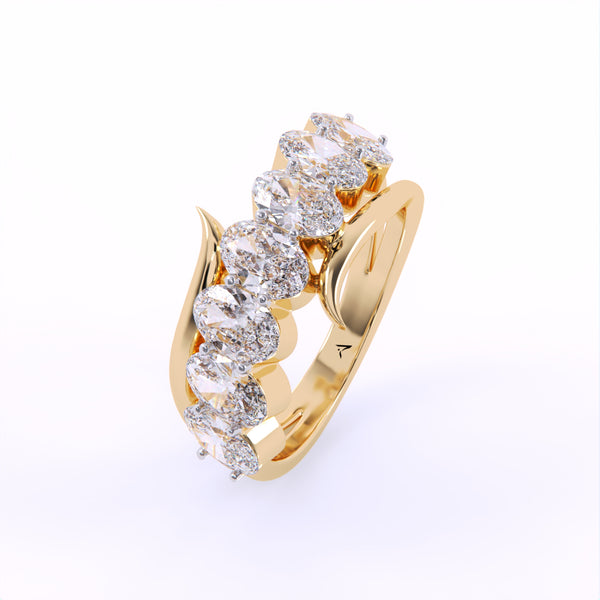 Serenade of Ovals Diamond Ring