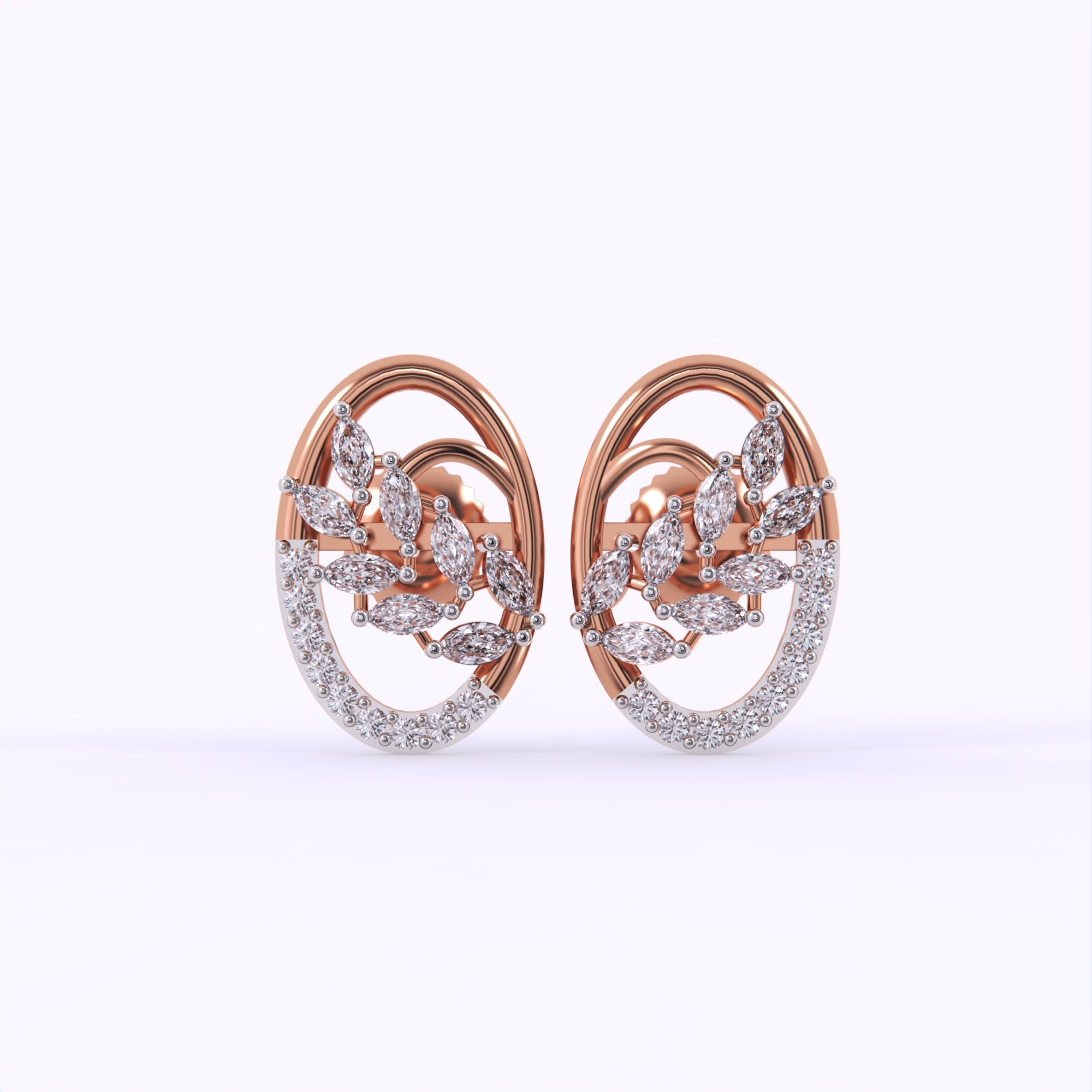 Radiant Leaf Studs