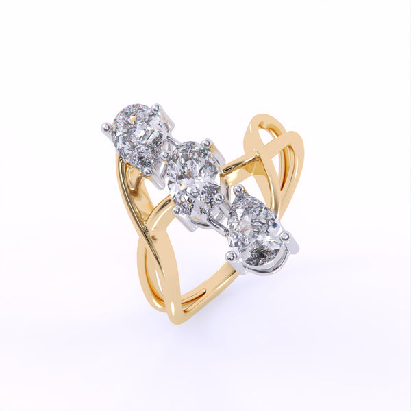 Trinity Elegance Diamond Ring