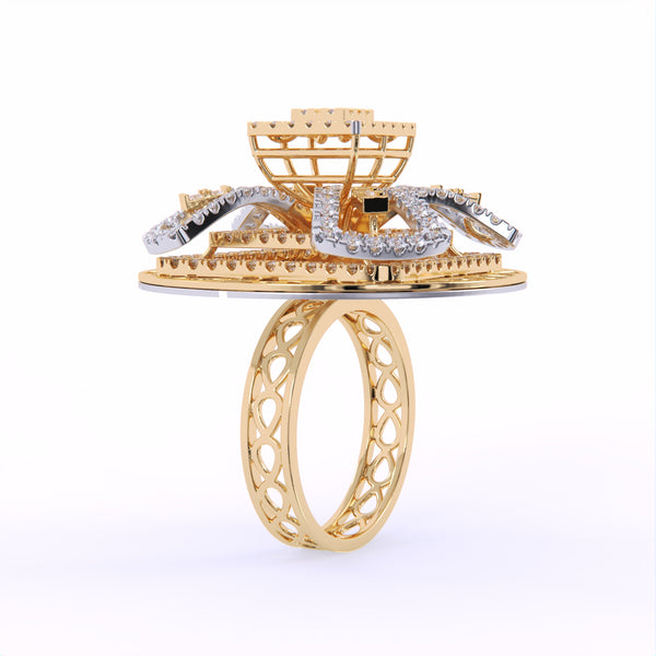 Royal Crest Designer Diamond Ring