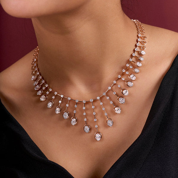 Aurelia Ovallure Diamond Necklace