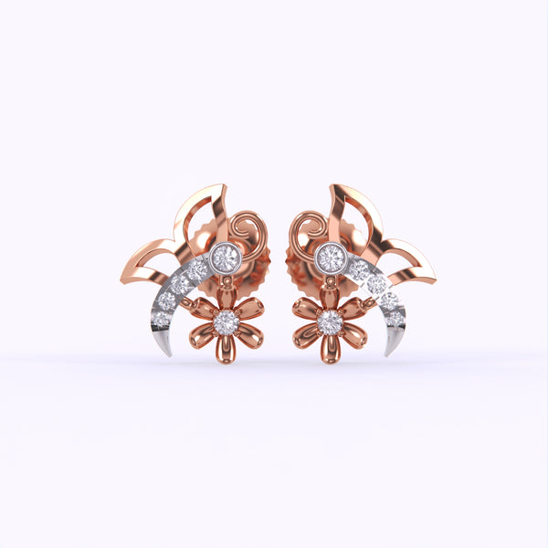 Elysian Twist Diamond Studs