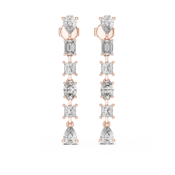 Eterna Spark Cascade Diamond Earring