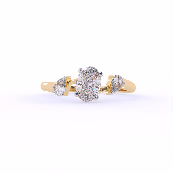 Triple Radiance Diamond Ring