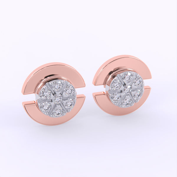 Orbital Spark Diamond Earrings