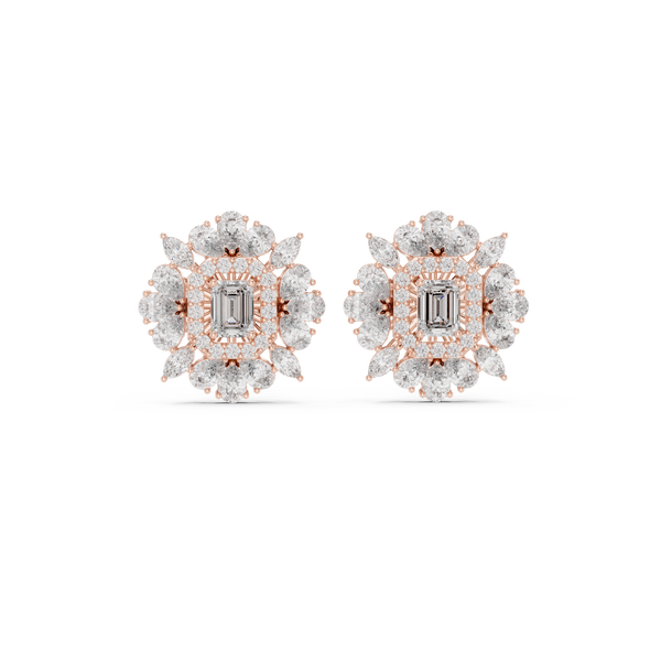 Regal Radiance Diamond Studs