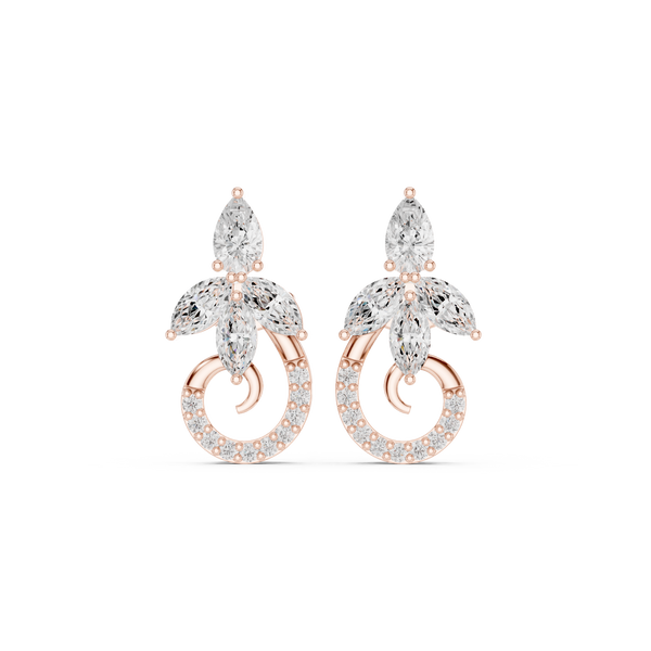 Blooming Swirl Studs