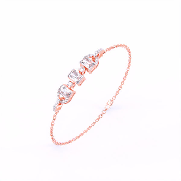 Emerald Radiance Diamond Bracelet
