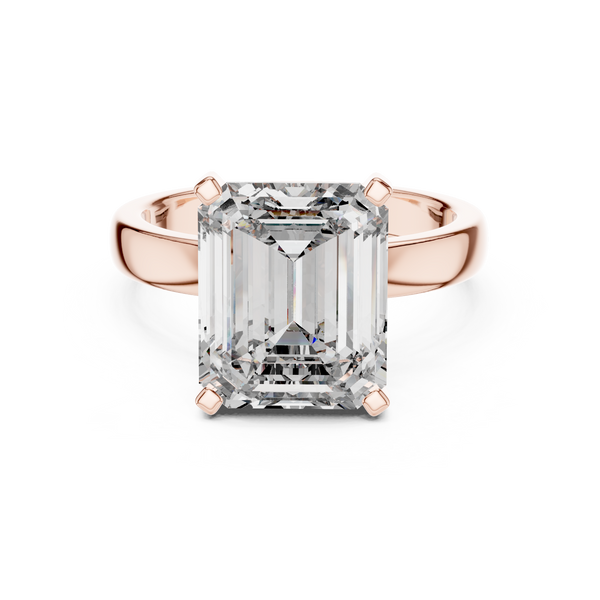 Emerald Grace Solitaire Ring