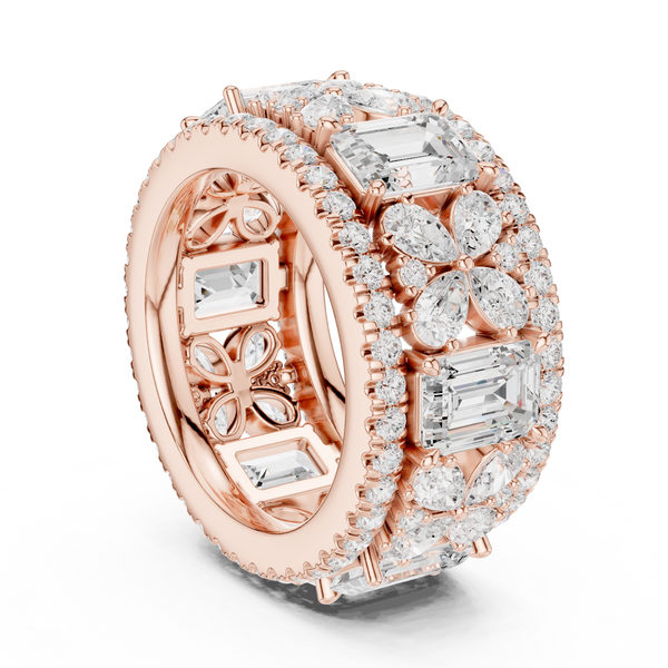 Royal Bloom Diamond Eternity Band