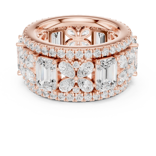 Royal Bloom Diamond Eternity Band