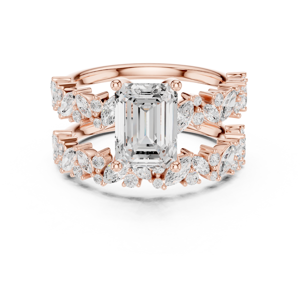 Emerald Grace Diamond Ring