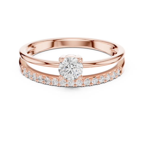 Lustrous Promise Ring