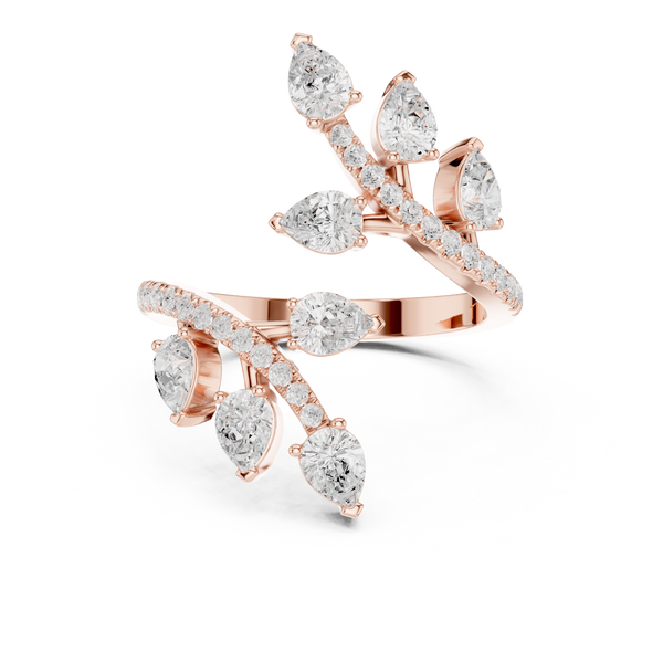 Petal Glow Diamond Ring