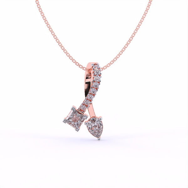 Diamond Duo Grace Pendant
