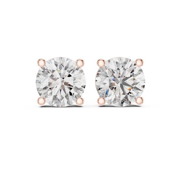 Lustre Solitaire Earrings