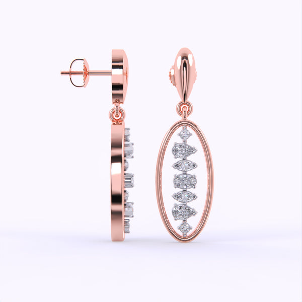 Starlace Oval Earrings