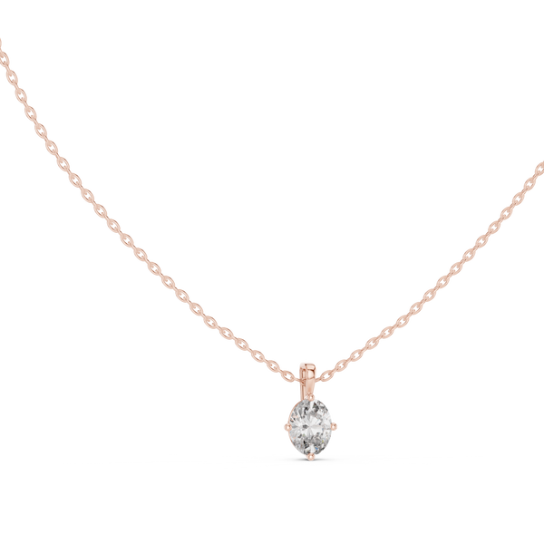 Pure Sparkle Solitaire Chain-Pendant