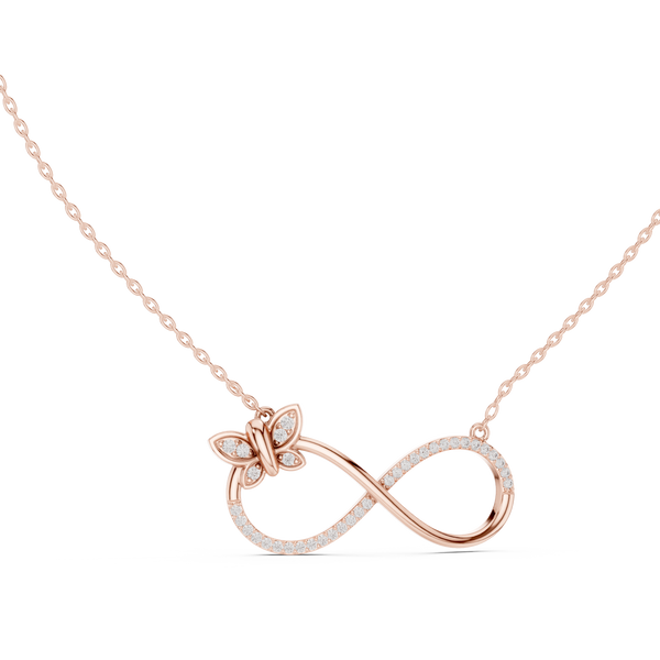 Butterfly Eternity Chain-Pendant