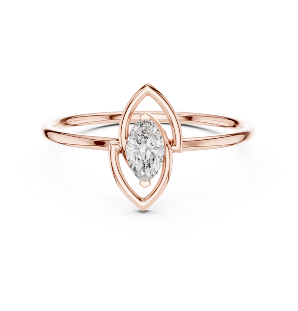 Marquise Mirage Diamond Ring