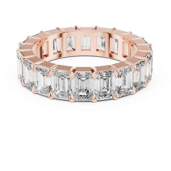 Emerald Glow Eternity Band
