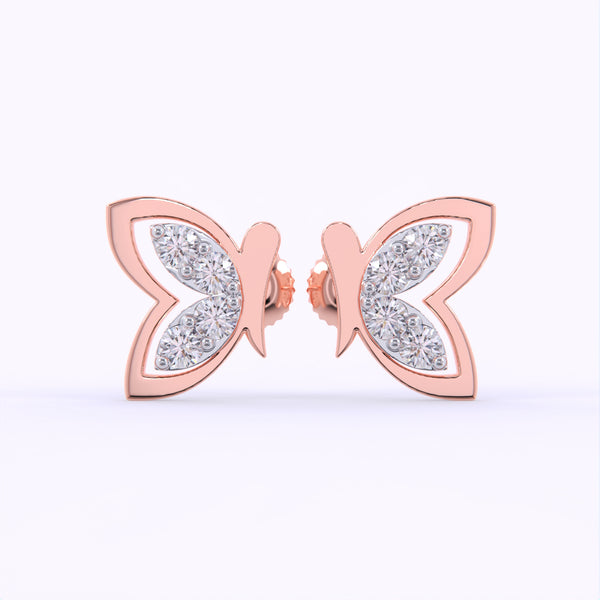 Luna Wings Diamond Earrings