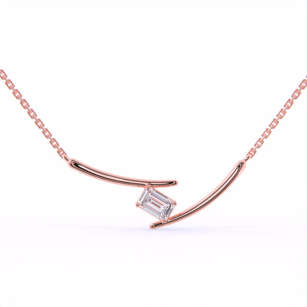 Emerald Glide Chain Pendant
