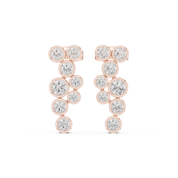Bubble Drops Diamond Earring