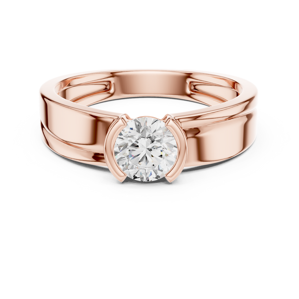 Crown Solitaire Ring