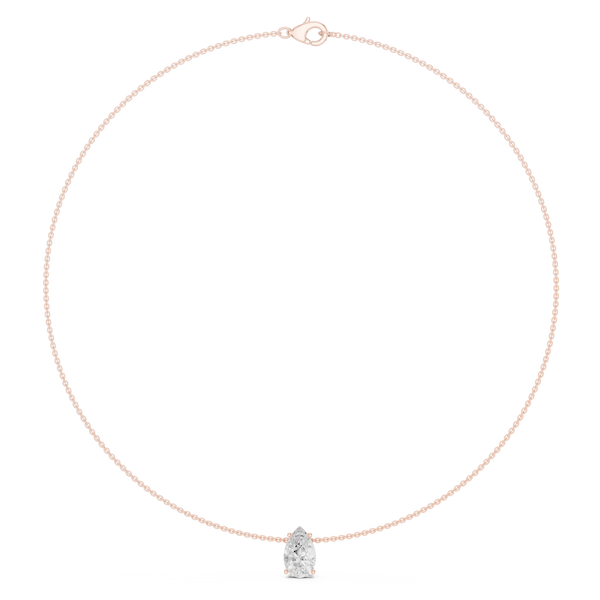 Aurora Solitaire Necklace